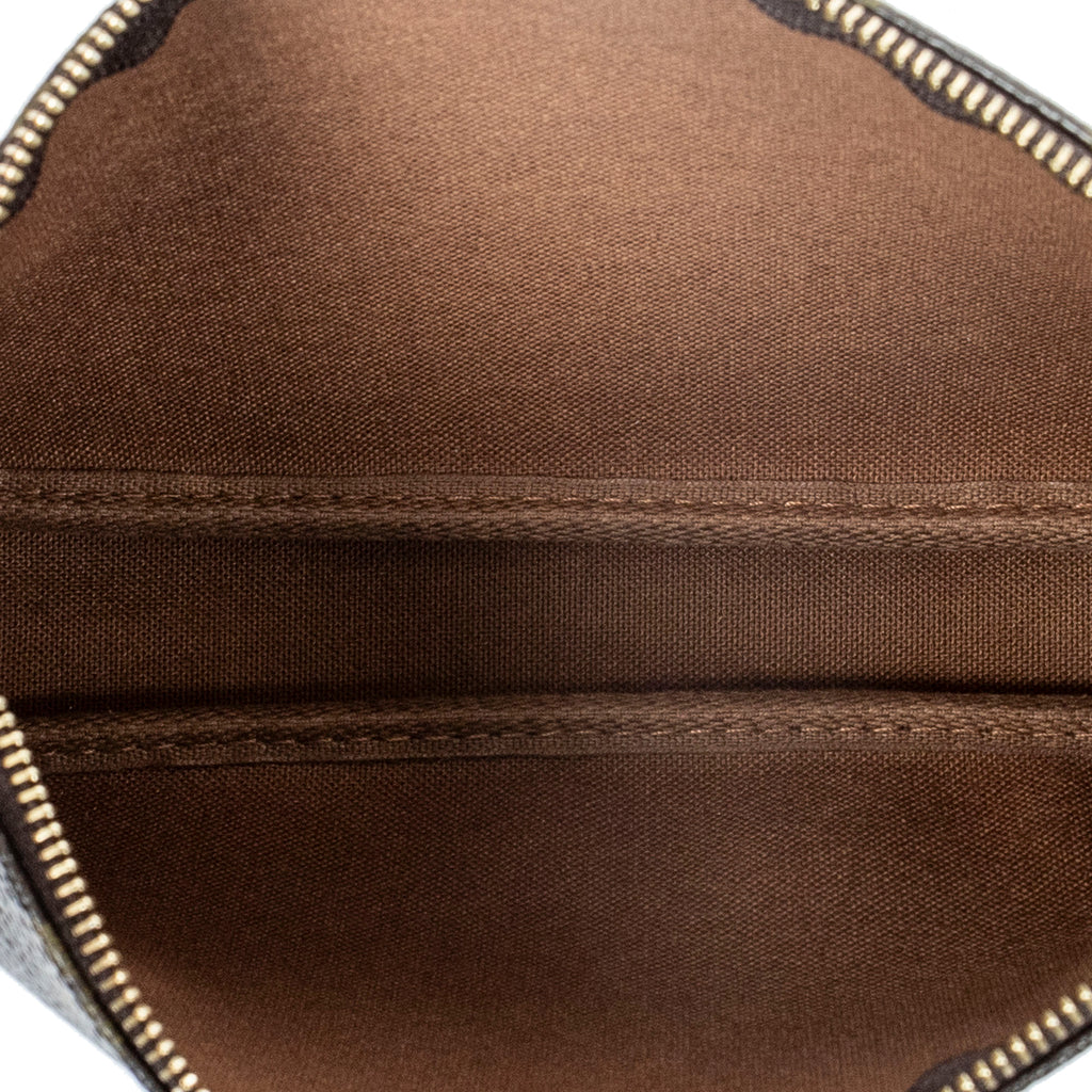 Handbag Accessory Pouch Brown Monogram Canvas