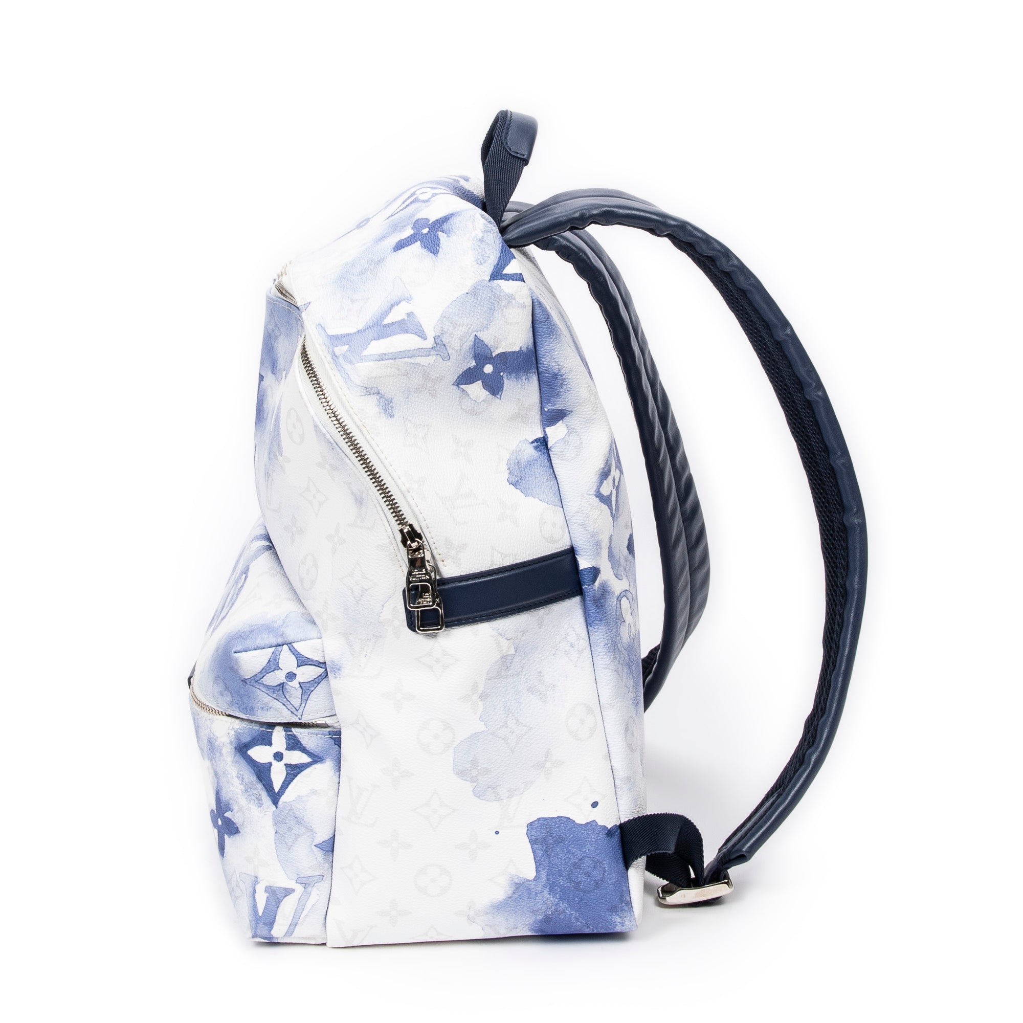 Backpack Discovery Backpack PM White Monogram Watercolor – BrandCo Paris