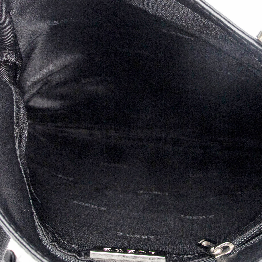 Loewe - Sac bandoulière messager Anagram plat - Noir