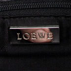 Loewe - Sac bandoulière messager Anagram plat - Noir