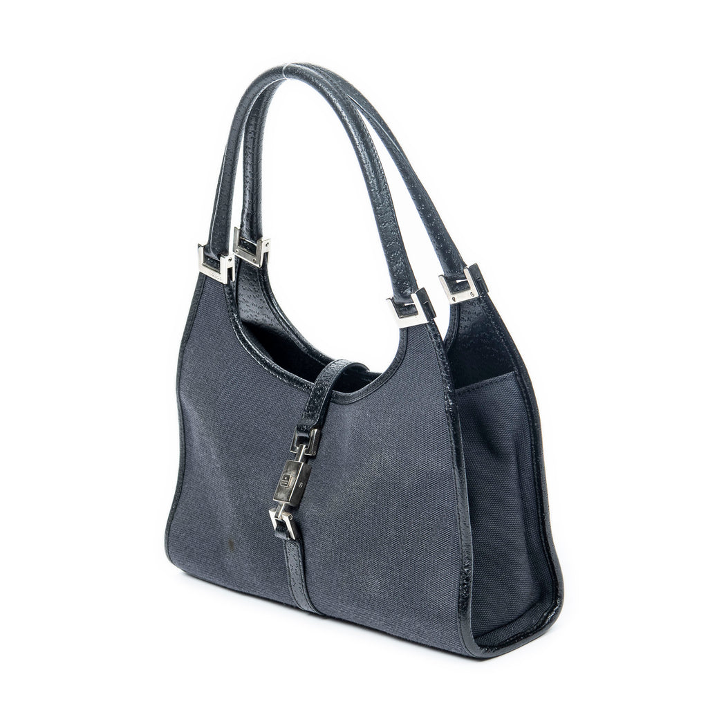 Shoulder Bag Small Bardot Tote Grey Canvas