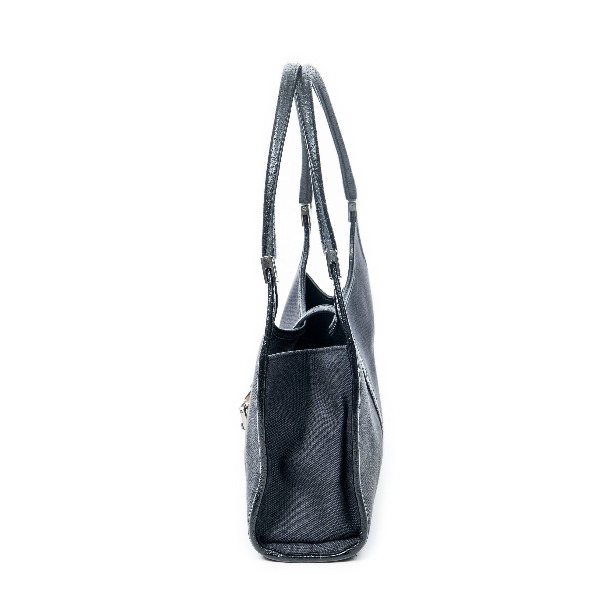 Shoulder Bag Small Bardot Tote Grey Canvas