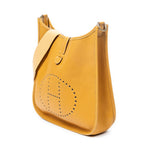 Sac Bandoulière Evelyne I GM Naturel Sable Cuir Taurillon Clémence
