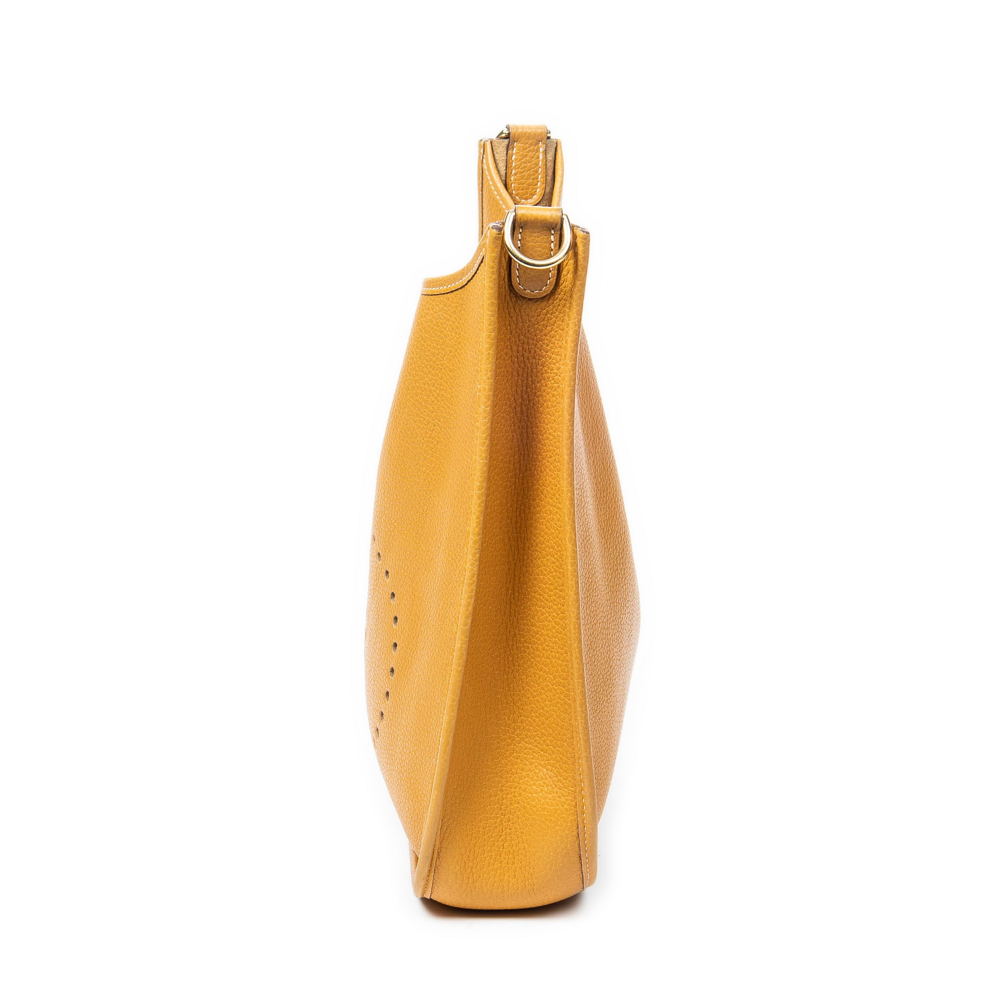 Shoulder Bag Evelyne I GM Natural Sable Taurillon Clemence Leather