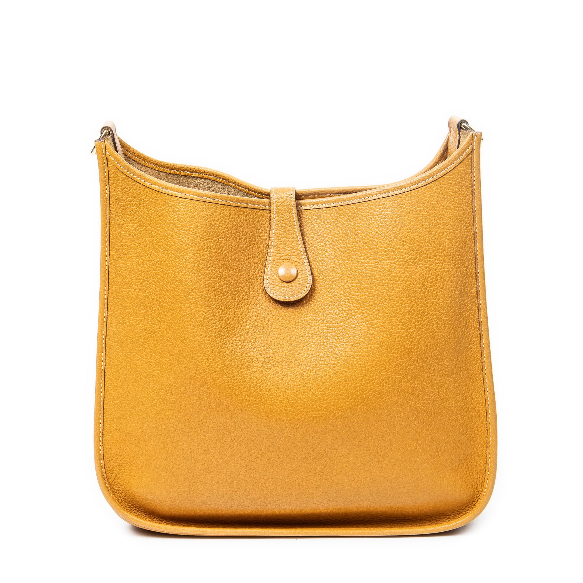Shoulder Bag Evelyne I GM Natural Sable Taurillon Clemence Leather