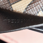Shoulder Bag Studded Vertical Book Tote Brown TB Monogram Coated Canvas