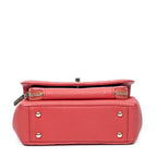 Shoulder Bag Small Business Affinity Flap Red Quilted New Caviar Leather