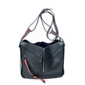 Shoulder Bag Small Polka Dot Hammock Black Calfskin Leather
