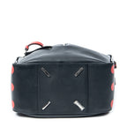 Shoulder Bag Small Polka Dot Hammock Black Calfskin Leather