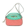 Shoulder Bag Ltd. Ed. Alessandro Michele Trapuntata Mini Crossbody Green Quilted Calfskin Leather