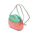 Shoulder Bag Ltd. Ed. Alessandro Michele Trapuntata Mini Crossbody Green Quilted Calfskin Leather
