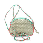 Shoulder Bag Ltd. Ed. Alessandro Michele Trapuntata Mini Crossbody Green Quilted Calfskin Leather