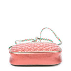 Shoulder Bag Ltd. Ed. Alessandro Michele Trapuntata Mini Crossbody Green Quilted Calfskin Leather
