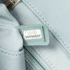 Shoulder Bag Small Business Affinity Flap Light Blue Quilted New Caviar Leather