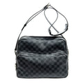 Sacoche bandoulière Ieoh Messenger Damier Graphite noir