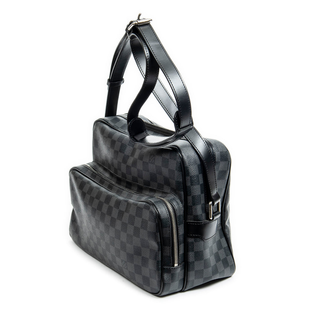 Sacoche bandoulière Ieoh Messenger Damier Graphite noir