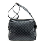 Sacoche bandoulière Ieoh Messenger Damier Graphite noir