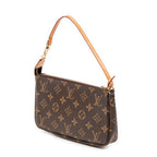 Estuche de accesorios para bolso, lona Monogram marrón