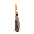 Estuche de accesorios para bolso, lona Monogram marrón