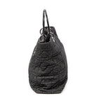 Shoulder Bag Large Soft Lady Dior Black Denim Cannage Denim Canvas
