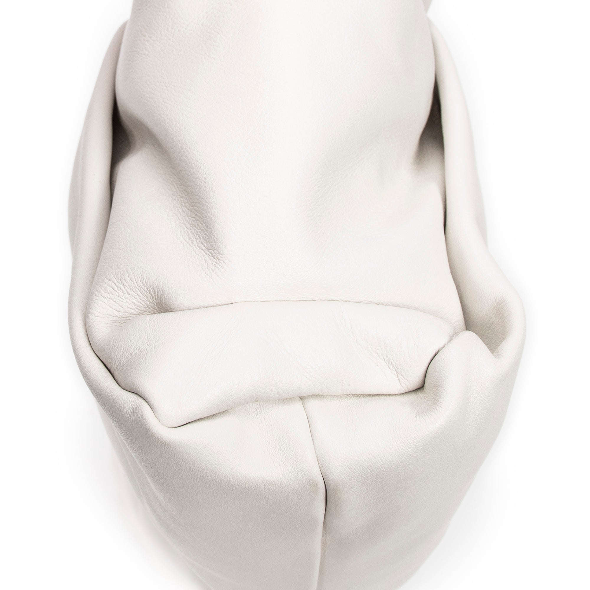 Shoulder Bag The Shoulder Pouch Ivory Calfskin Leather