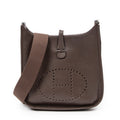 Shoulder Bag Evelyne III PM Chocolate Taurillon Clemence Leather