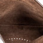 Shoulder Bag Evelyne III PM Chocolate Taurillon Clemence Leather