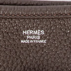 Shoulder Bag Evelyne III PM Chocolate Taurillon Clemence Leather
