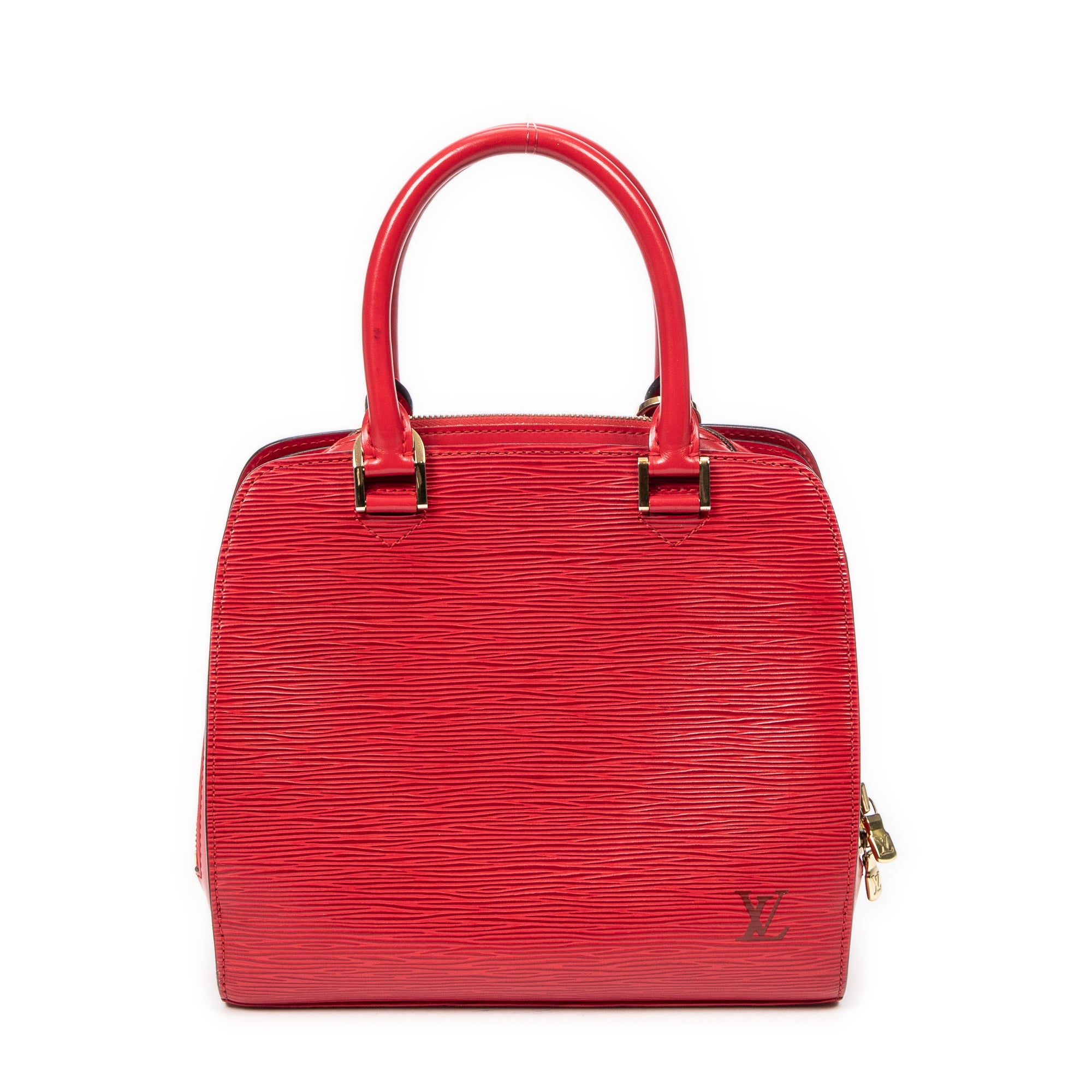 Handbag Pont-Neuf Red Epi