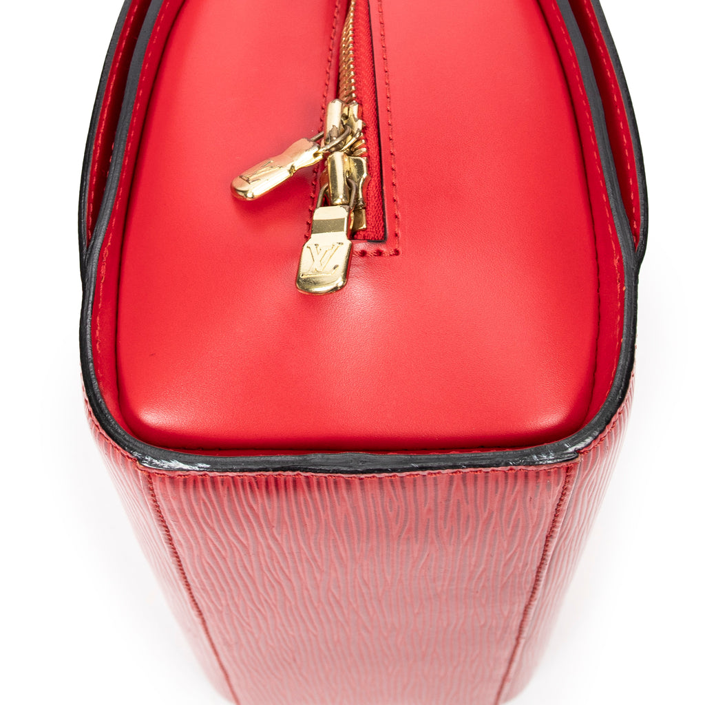 Handbag Pont-Neuf Red Epi