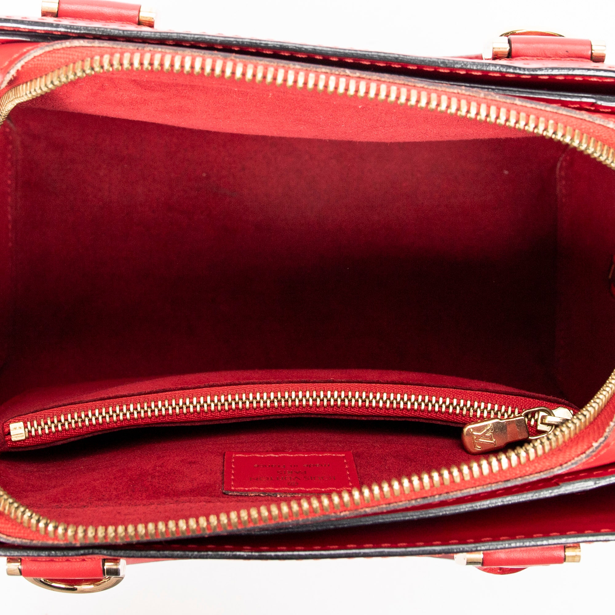 Handbag Pont-Neuf Red Epi