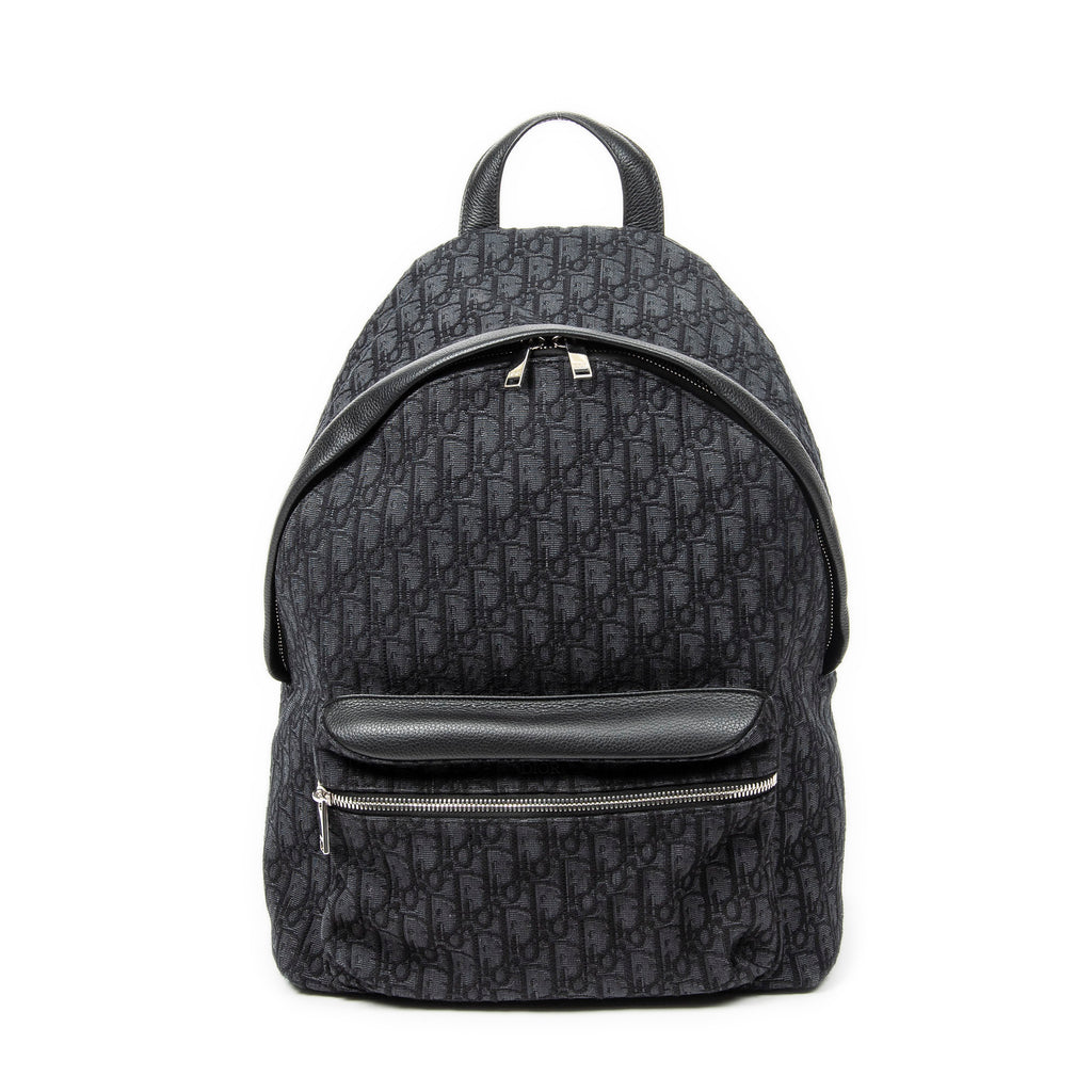 Backpack Rider Backpack Black Oblique Jacquard Canvas