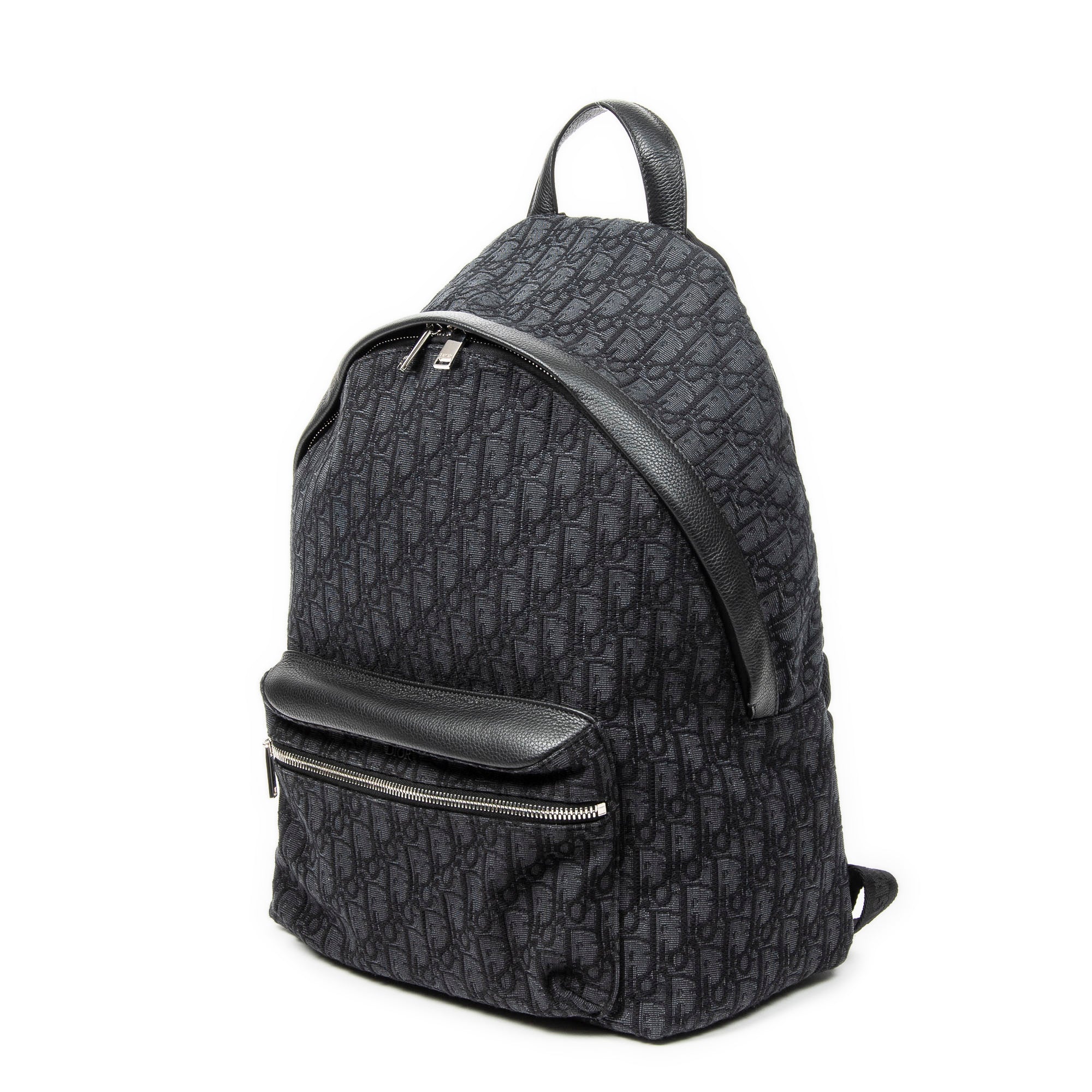 Backpack Rider Backpack Black Oblique Jacquard Canvas