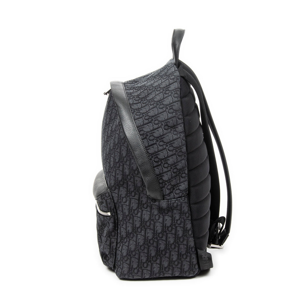 Backpack Rider Backpack Black Oblique Jacquard Canvas