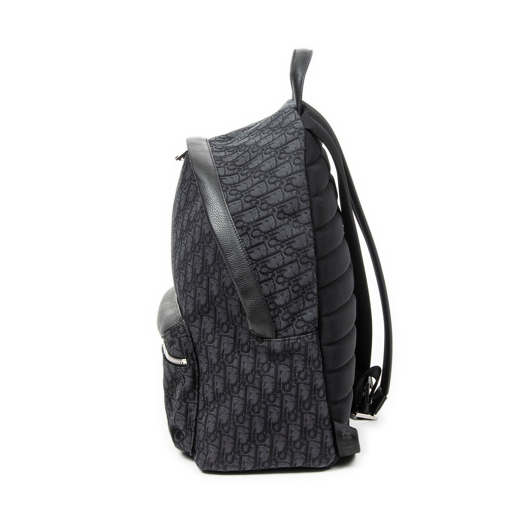 Backpack Rider Backpack Black Oblique Jacquard Canvas
