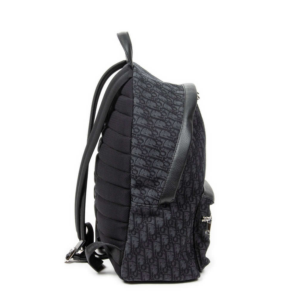 Backpack Rider Backpack Black Oblique Jacquard Canvas