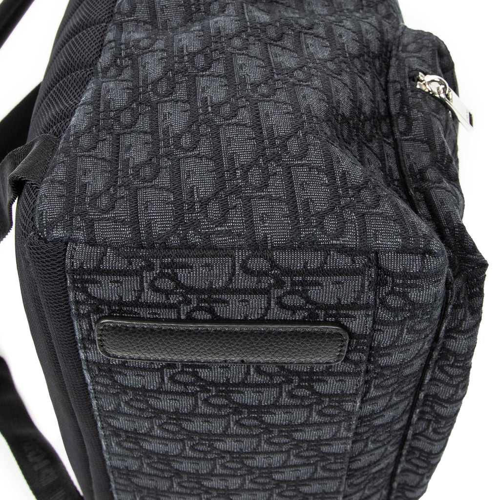 Backpack Rider Backpack Black Oblique Jacquard Canvas