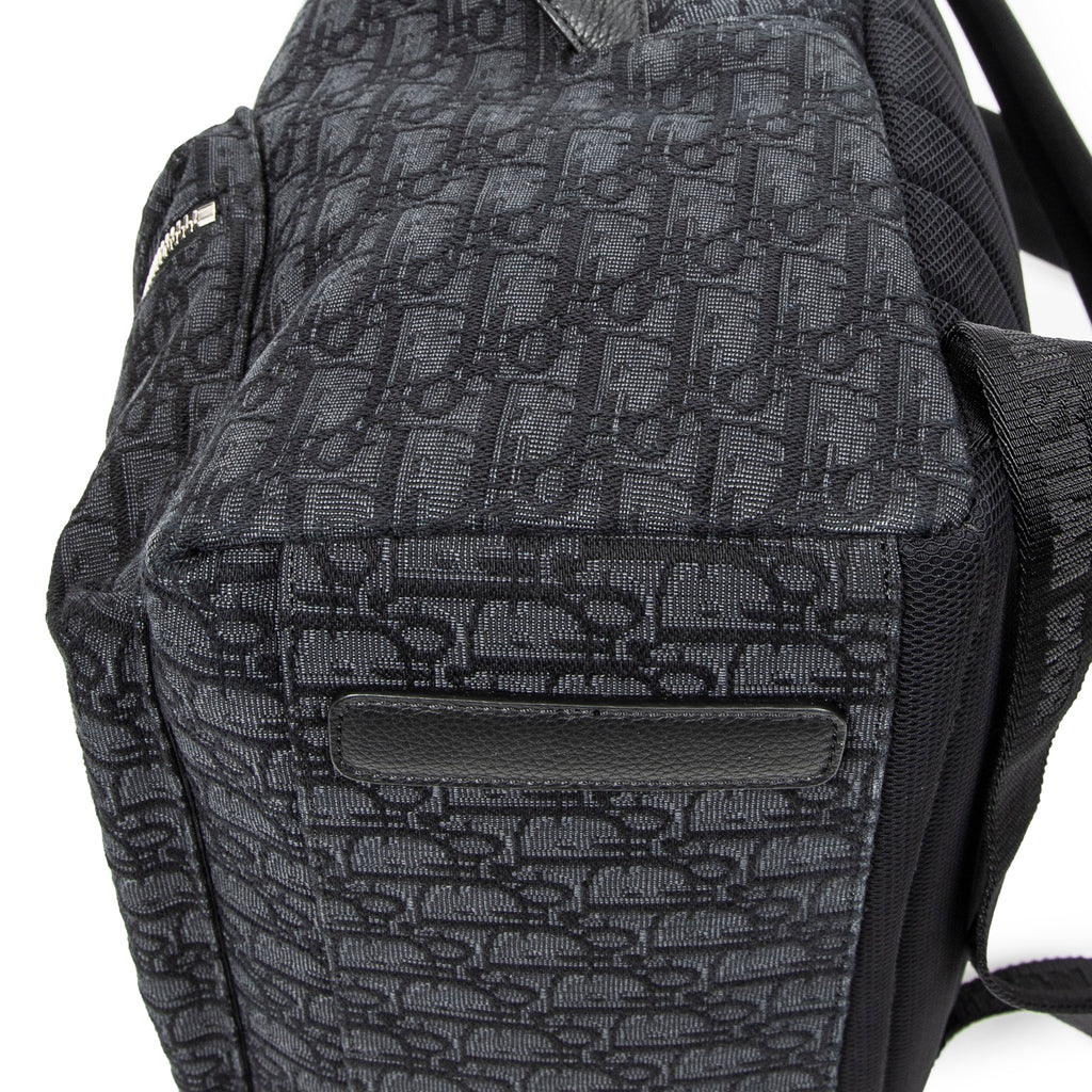 Backpack Rider Backpack Black Oblique Jacquard Canvas