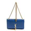 Yves Saint Laurent - Portefeuille Moyen Kate à Chaîne - Bleu Royal