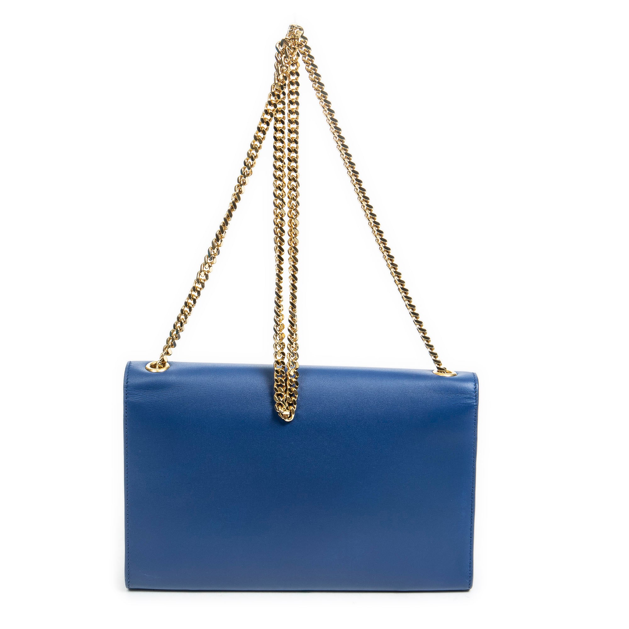 Yves Saint Laurent - Portefeuille Moyen Kate à Chaîne - Bleu Royal