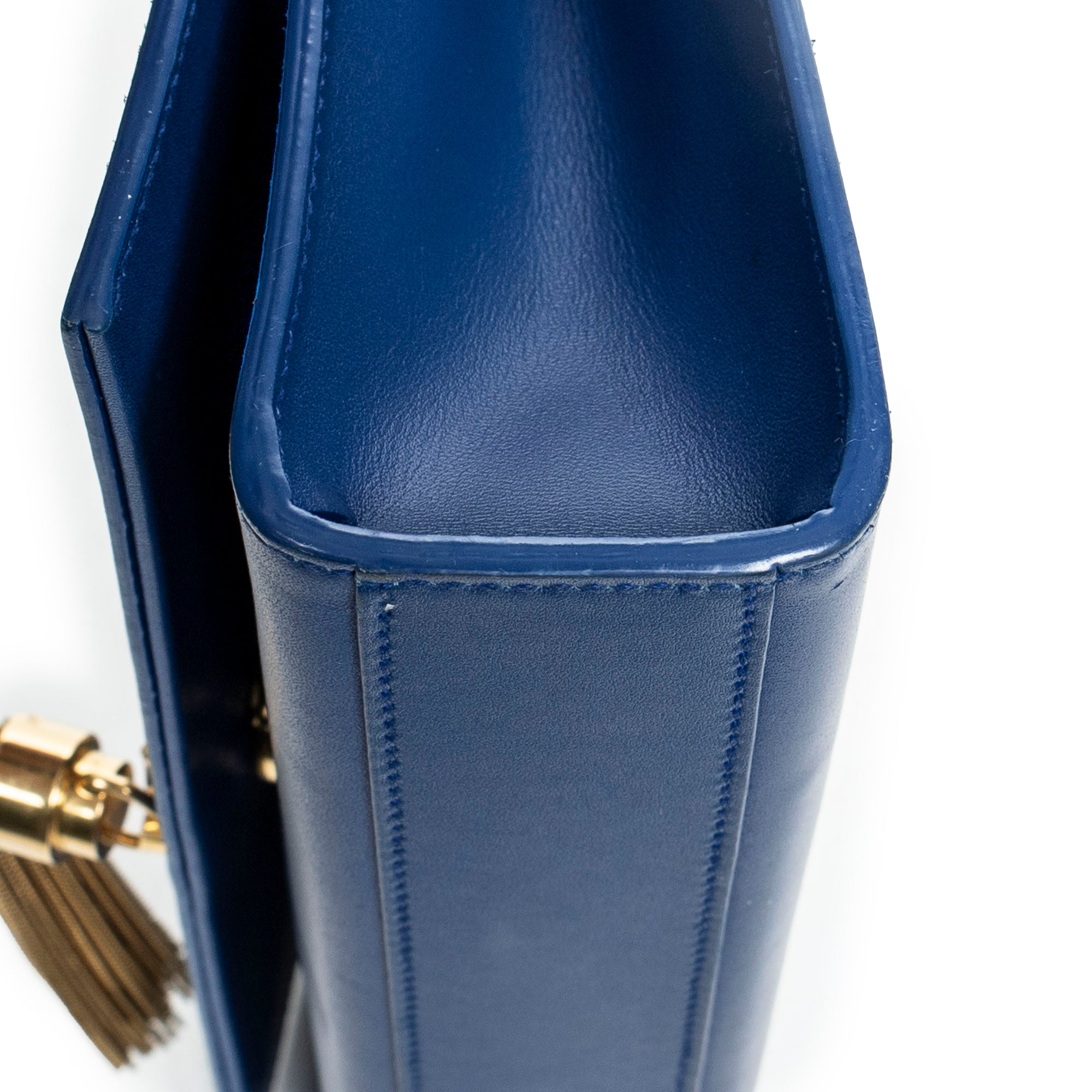 Yves Saint Laurent - Portefeuille Moyen Kate à Chaîne - Bleu Royal