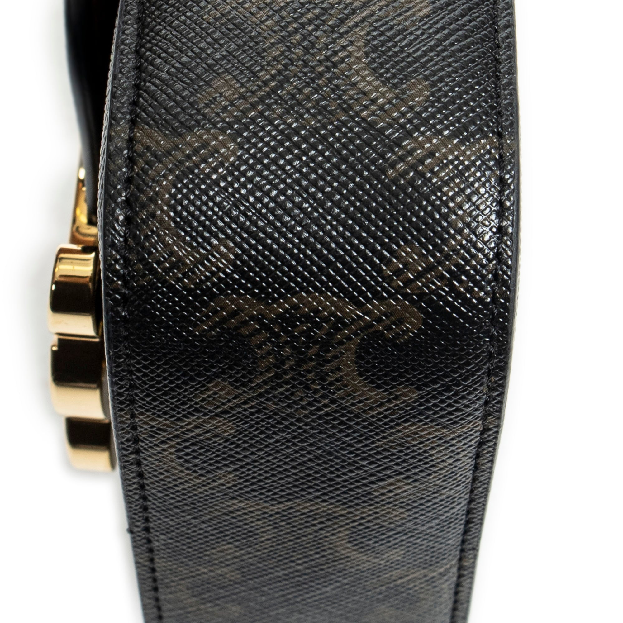 Bandolera Mini Triomphe Lona Revestida Triomphe Color Tan