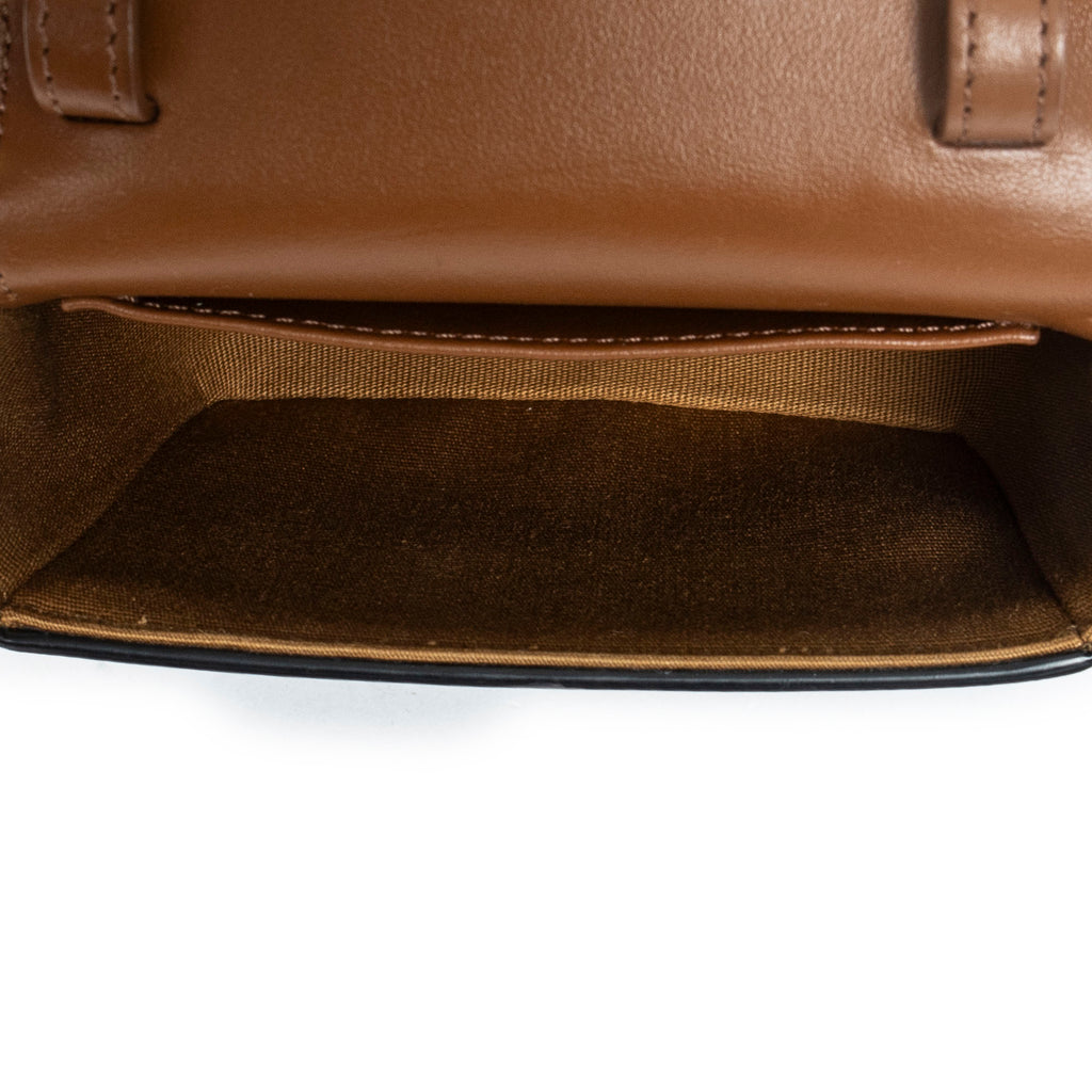 Bandolera Mini Triomphe Lona Revestida Triomphe Color Tan