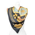 Scarf Scarf Black 100% Twill Silk