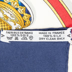 Scarf Scarf Navy Blue 100% Twill Silk