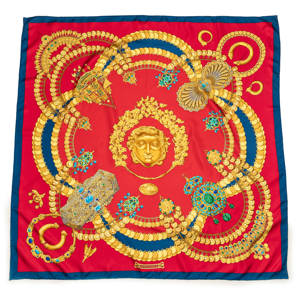 Scarf Scarf Red 100% Twill Silk
