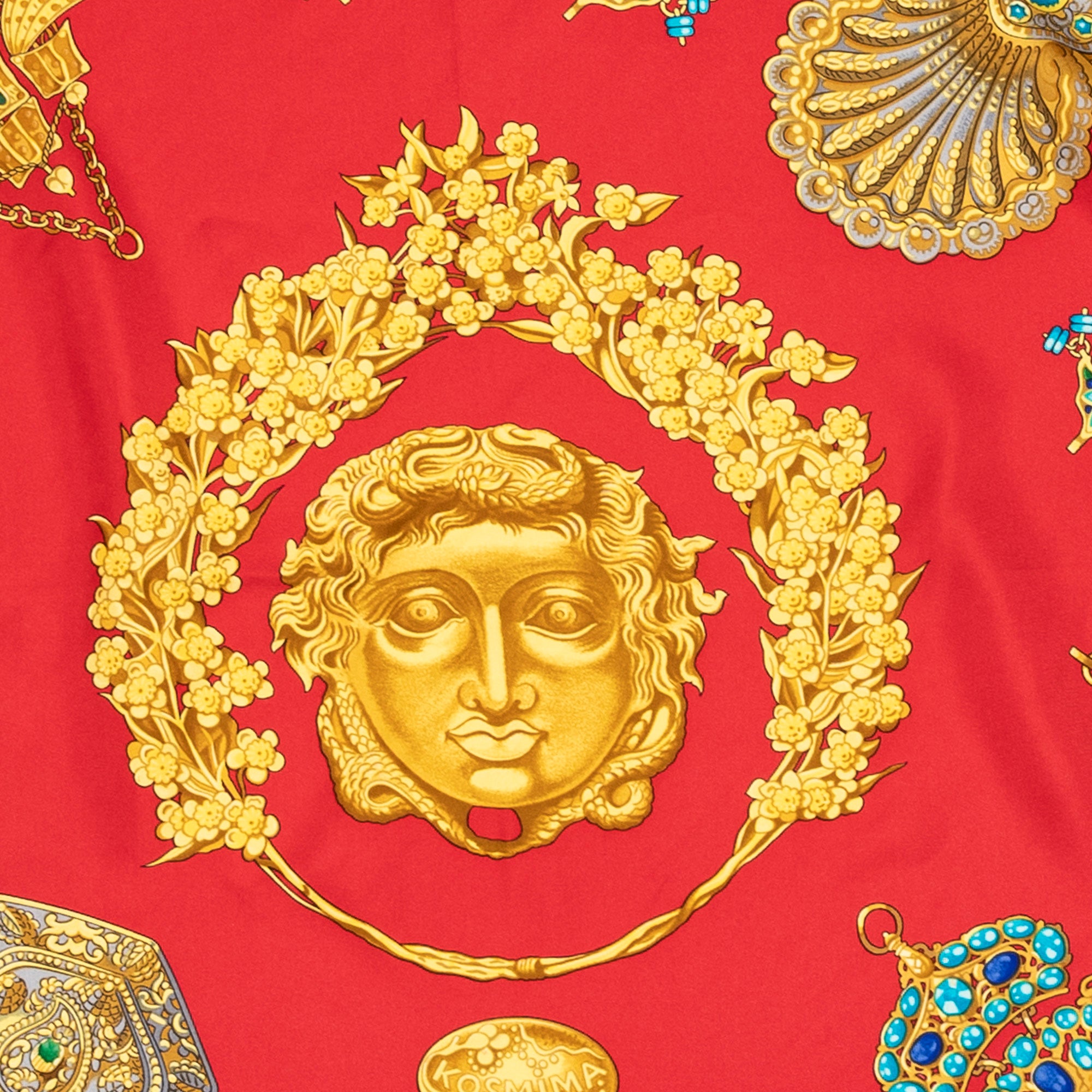 Scarf Scarf Red 100% Twill Silk