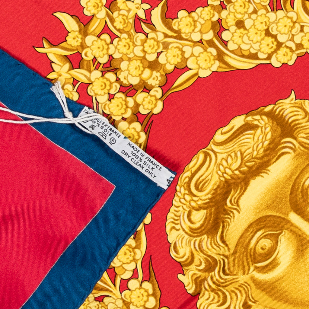 Scarf Scarf Red 100% Twill Silk