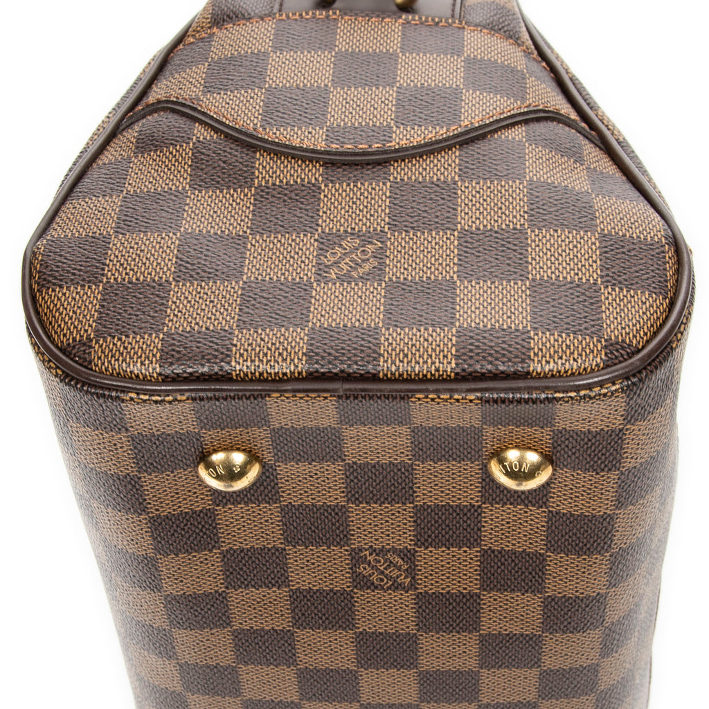 Handbag Duomo Brown Damier Ebene