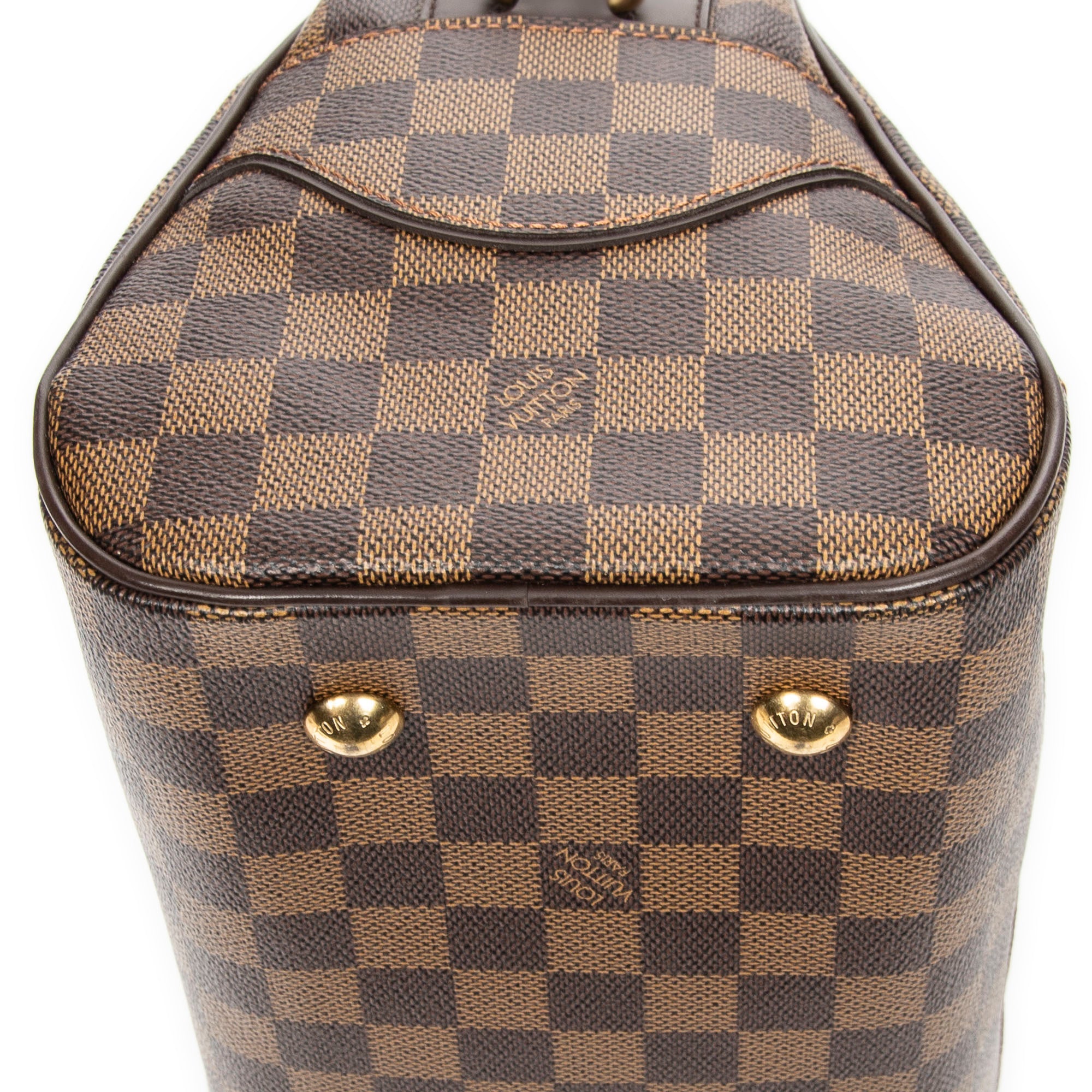Handbag Duomo Brown Damier Ebene
